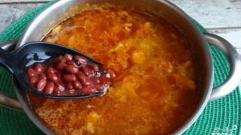 щи с консервированной фасолью