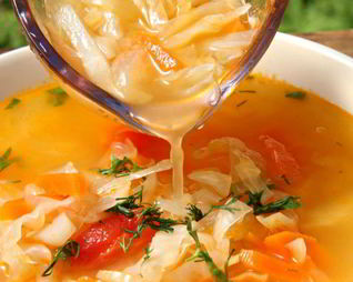 Щи с квашеной капустой