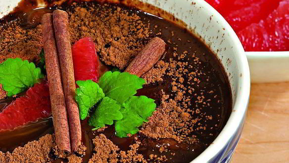 Рецепт Шоколадного супа с грейпфрутом