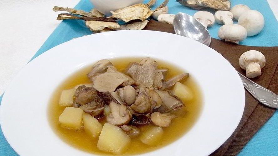 Рецепт грибной солянки без капусты