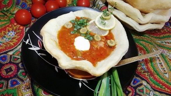 Рецепт Мясной солянки по-селянски