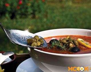 Овощная солянка с грибами