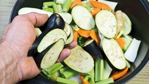 овощная солянка с грибами