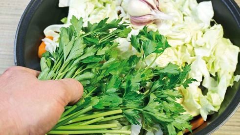 овощная солянка с грибами