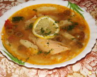 Рыбная солянка