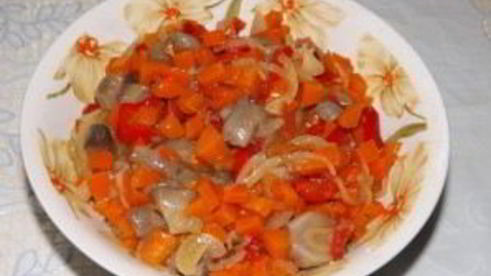 солянка грибная на зиму с томатной пастой