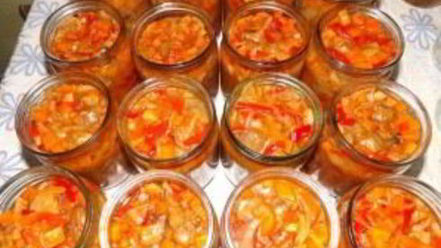 солянка грибная на зиму с томатной пастой