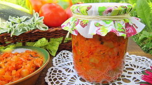 солянка из кабачков