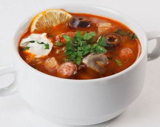 Солянка из свежих грибов