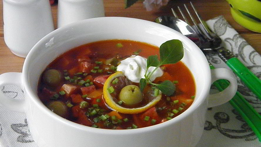 Рецепт солянки классической