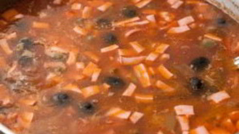 солянка мясная классическая