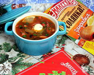 Солянка мясная сборная 1 января