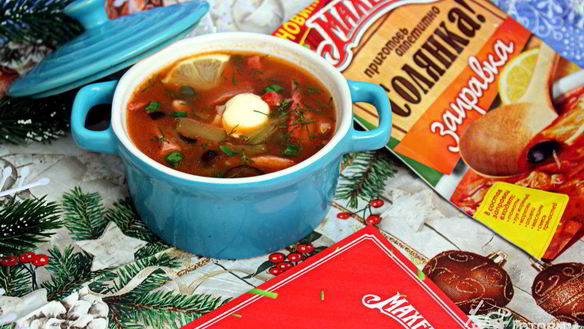 Рецепт Солянки мясной сборной 1 января