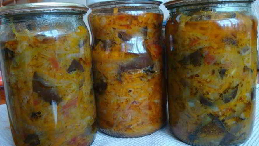 Рецепт солянки с баклажанами и капустой