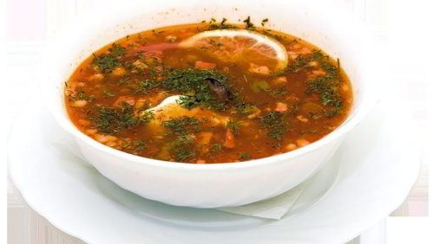 Рецепт солянки с колбасой в мультиварке