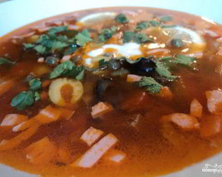 Солянка с перловкой