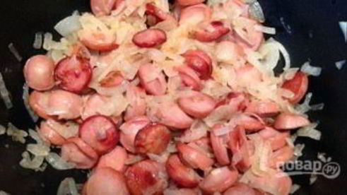 солянка с сосиской из свежей капусты