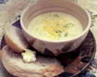 Суп из брокколи с сыром