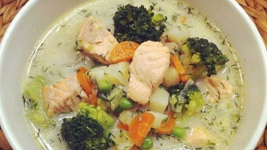 Рецепт супа из филе семги