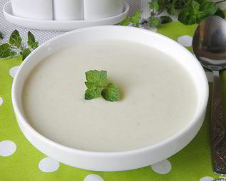 Суп из кабачков с сыром
