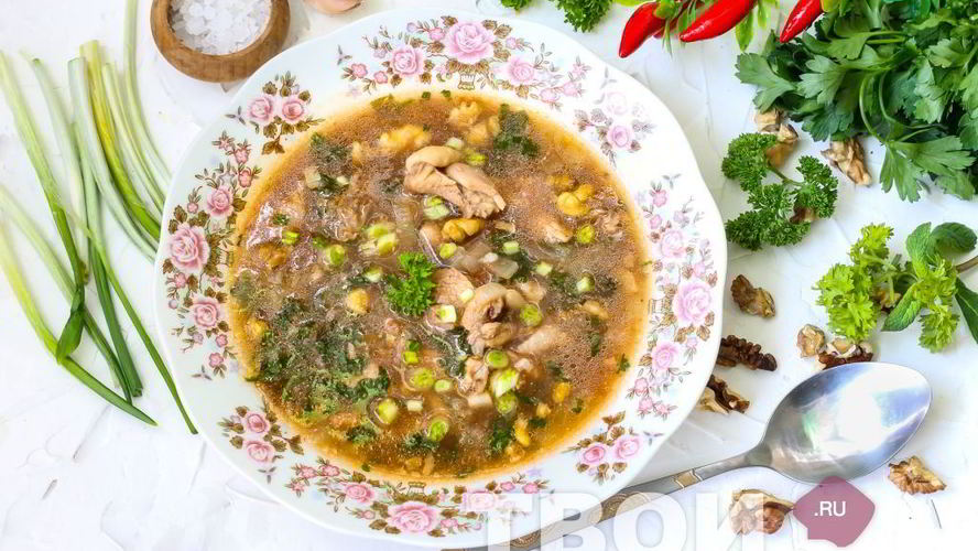 Рецепт супа харчо из курицы