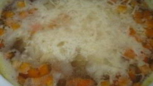 суп куриный с плавленым сыром