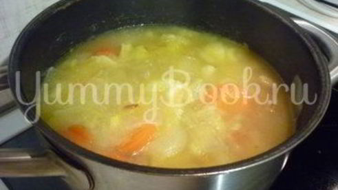 кабачковый суп-пюре из запеченных овощей