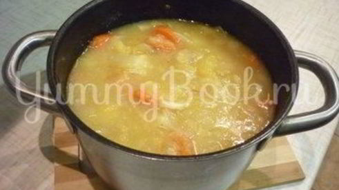 кабачковый суп-пюре из запеченных овощей