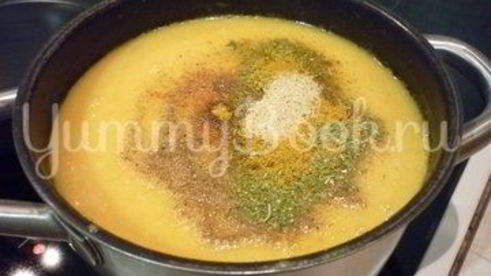 кабачковый суп-пюре из запеченных овощей