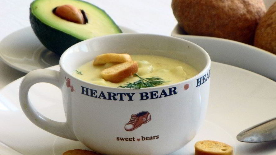 Рецепт картофельно-кабачкового суп-пюре с авокадо