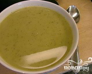 Летний суп-пюре из картофеля и цукини