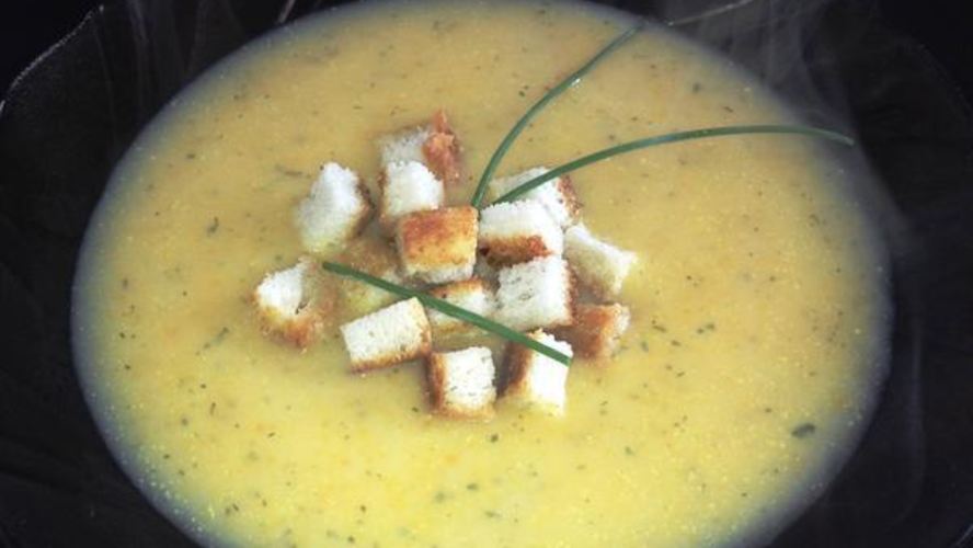 Рецепт овощного супа-пюре со сливками