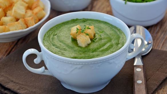 Рецепт Рисового супа-пюре со шпинатом