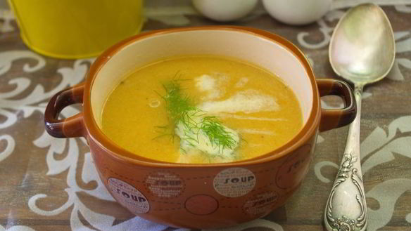 Рецепт Рыбного супа-пюре со сливками