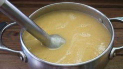 рыбный суп-пюре со сливками