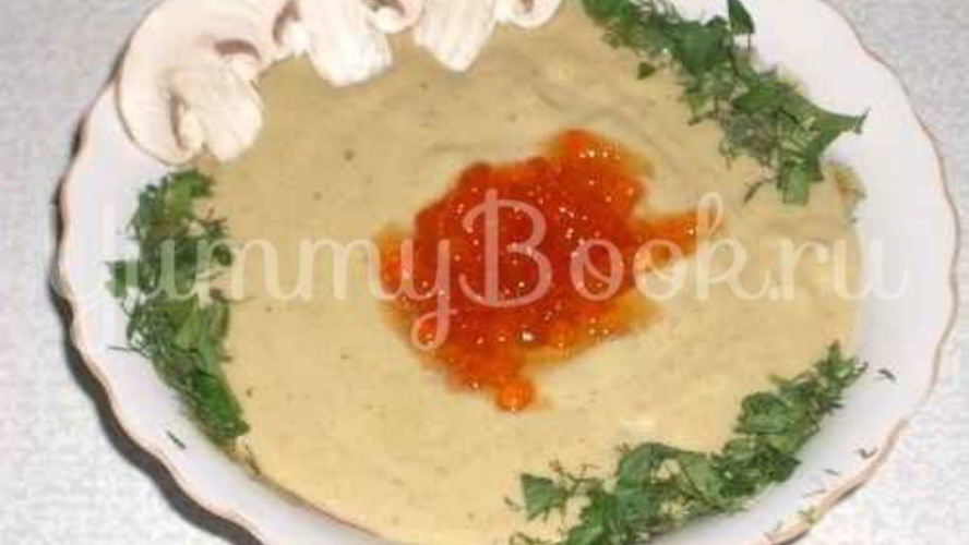 Рецепт супа-пюре грибного с беконом