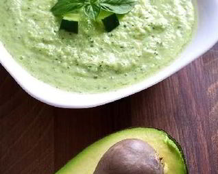 Суп-пюре из авокадо