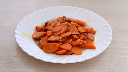 суп-пюре из чечевицы и золотистых овощей