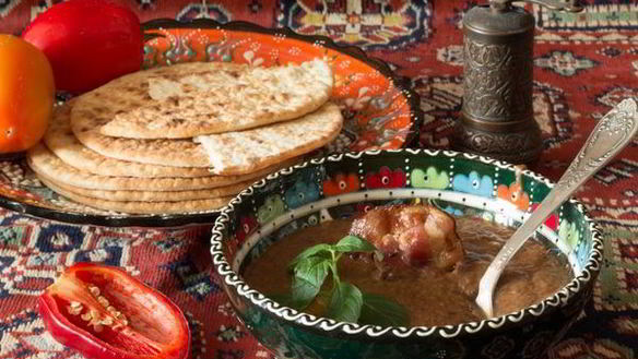 Рецепт Супа-пюре из фасоли с беконом и черносливом