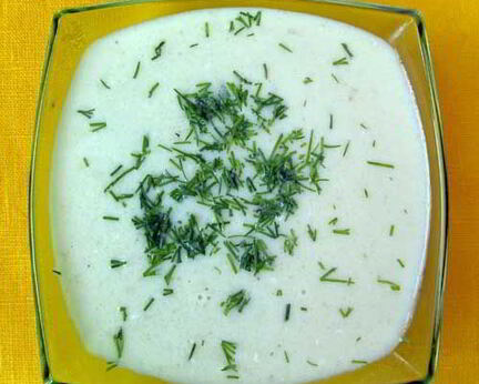 Суп-пюре из кабачков