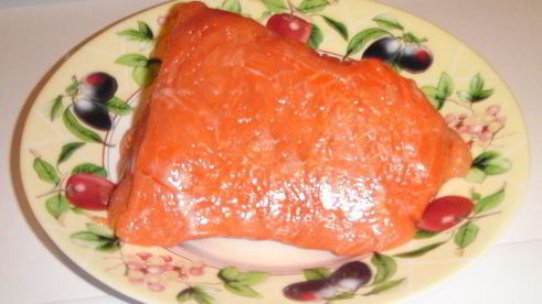 суп-пюре из красной рыбки