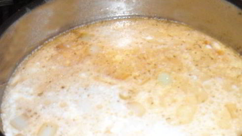 суп-пюре из красной рыбки