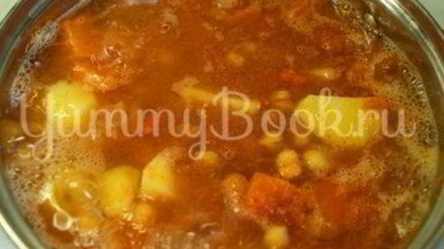 суп-пюре из нута с тыквой