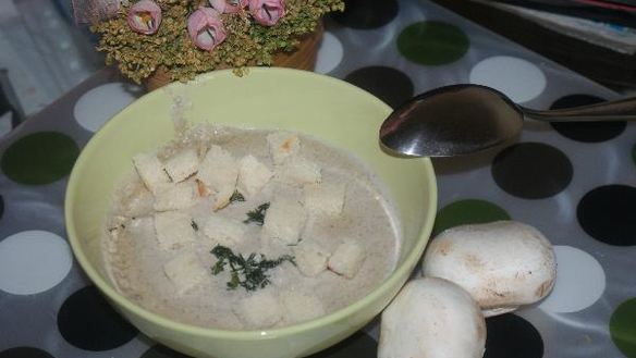 Рецепт Супа-пюре из шампиньонов