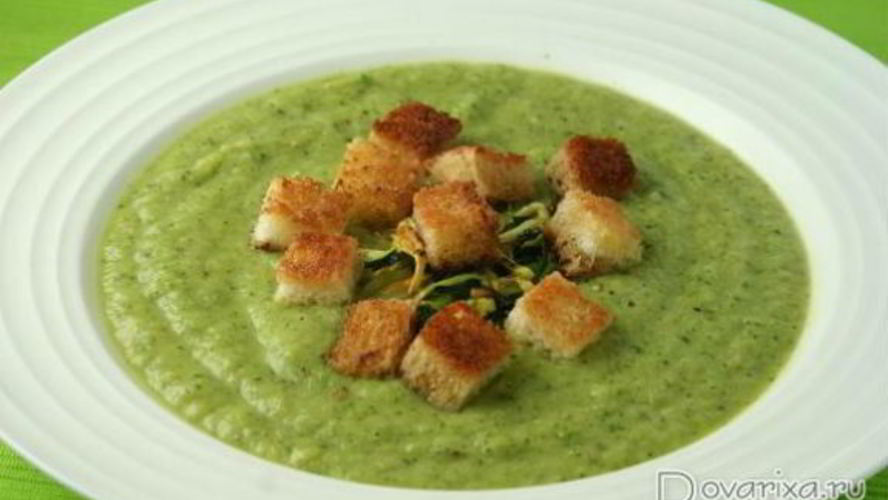 Рецепт супа-пюре из цуккини