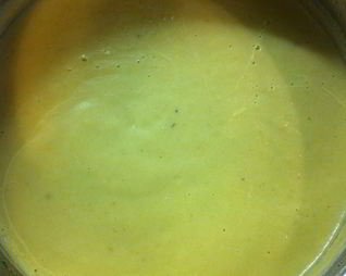 Суп-пюре из цветной капусты, брокколи и сыра фета