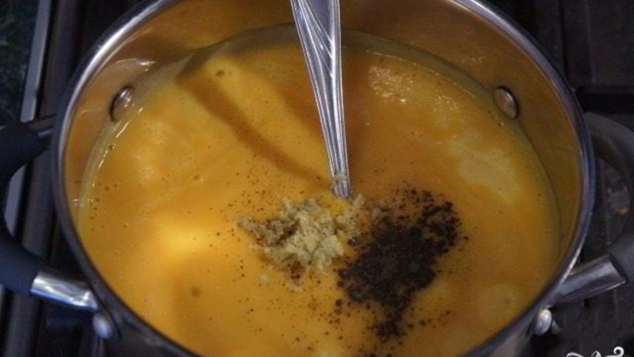 Рецепт супа-пюре из тыквы с сельдереем