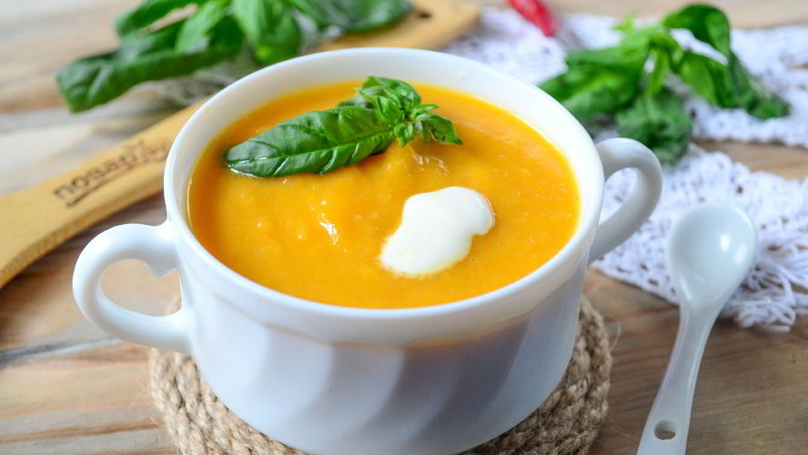 Рецепт супа-пюре из тыквы тепло души
