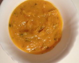 Суп-пюре из тыквы