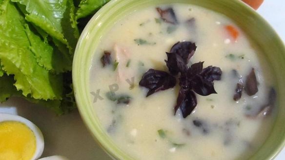Рецепт Супа пюре на курином бульоне из шампиньонов